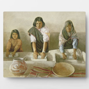 Placa Expositora Hembras de maíz, Pueblo de Laguna, c.1905 (col.