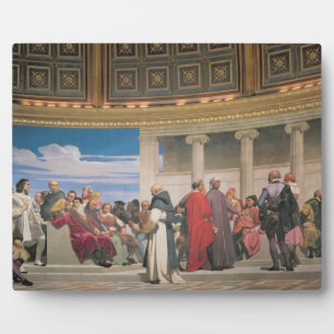 Placa Expositora Hemiciclo: Artistas de todas las edades, detalle d