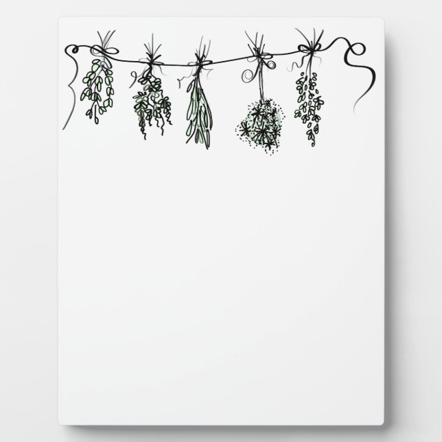 Placa Expositora Herbs de jardín (Frente)