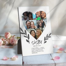 Hermanas modernas citan foto de Heart Plaque