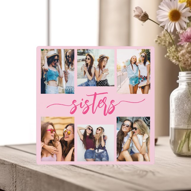Placa Expositora Hermanas rosadas calientes 6 regalo de Collage de  (Subido por el creador)