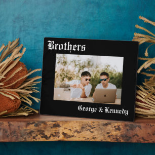Placa Expositora Hermano Personalizado Foto Keepsake Gift Brother S