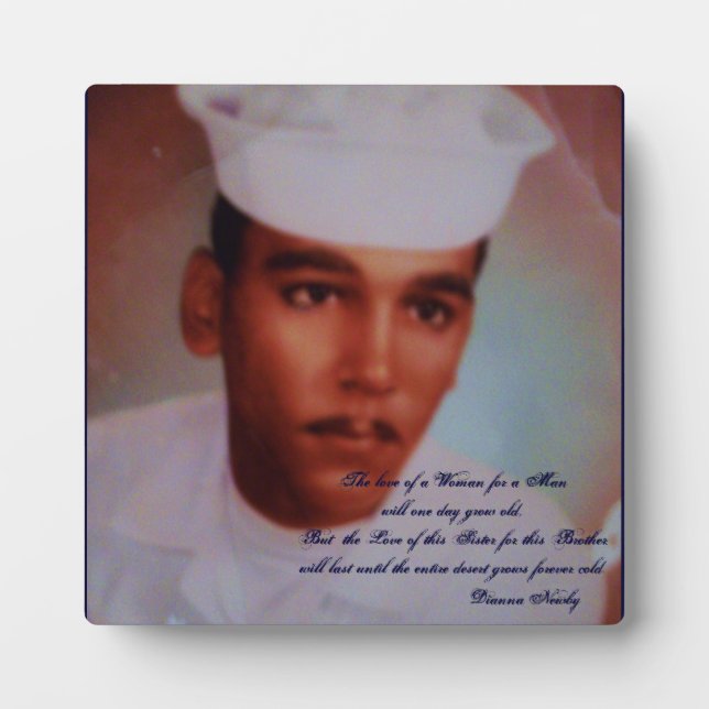 Placa Expositora Hermano y hermana adoran a Plaque (Frente)