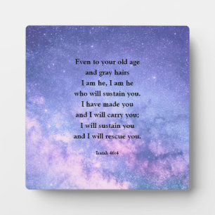 Placa Expositora Hermosa Biblia Motivadora Verse Isaiah