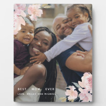 Hermosa foto floral de la mejor mamá de la histori