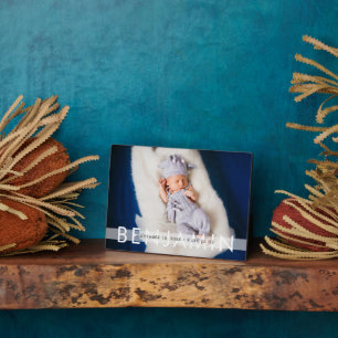 Placa Expositora Hermosas estadísticas de bebés con nombre