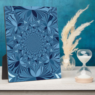 Placa Expositora Hermoso y encantador arte azul kaleidoscopo irland