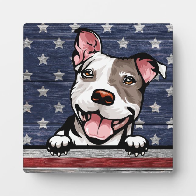 Placa Expositora Hermosos perros Plaques (Frente)