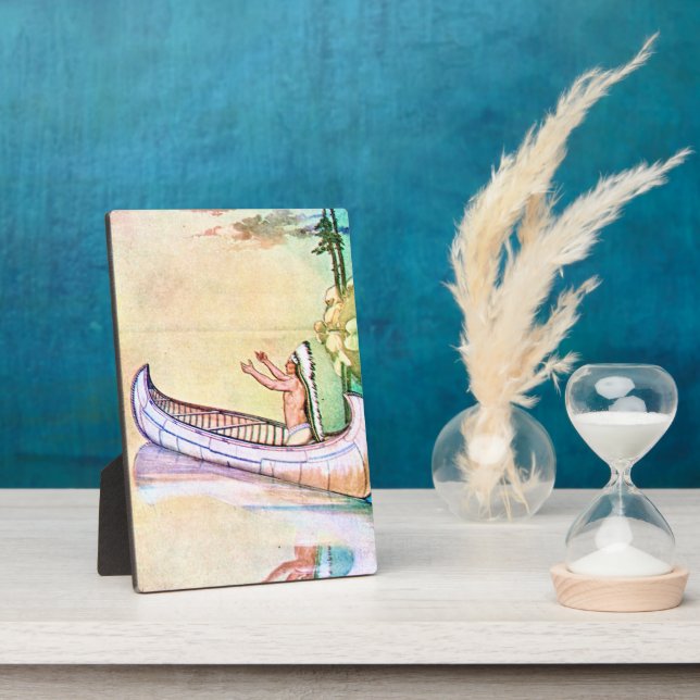 Placa Expositora Hiawatha Magic Canoe (Lado)