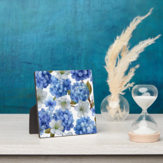 Placa Expositora Hidrangea y el florecimiento del cerezo