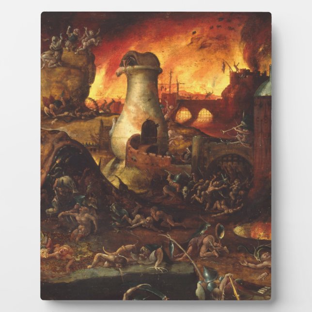 Placa Expositora Hieronymus Bosch - Hell (Frente)