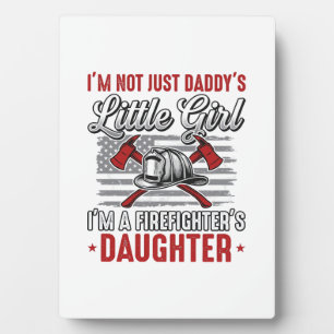 Placa Expositora Hija Bombero Vintage