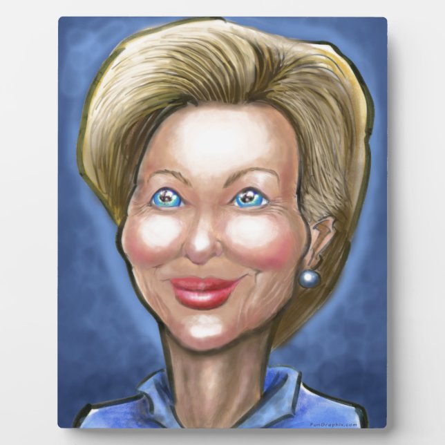 Placa Expositora Hillary Clinton (Frente)