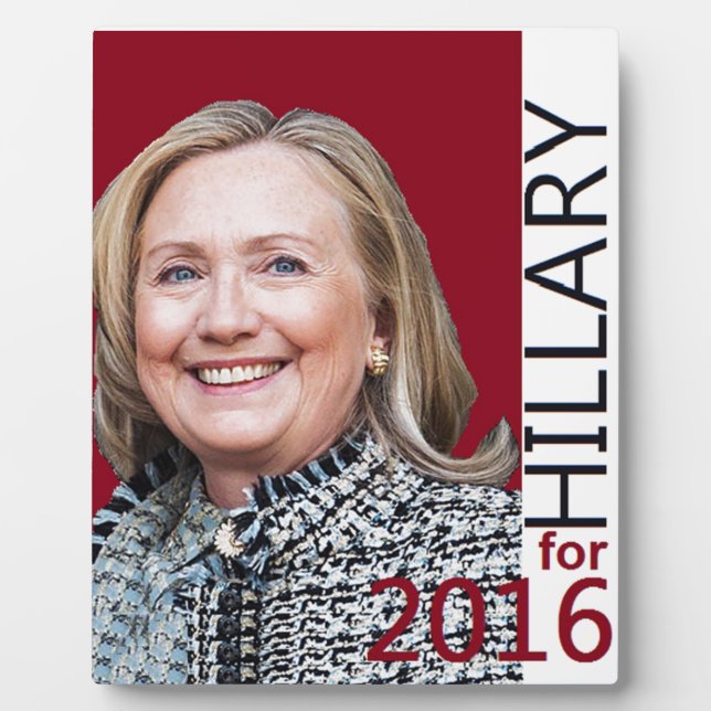 Placa Expositora Hillary Clinton 2016 (Frente)