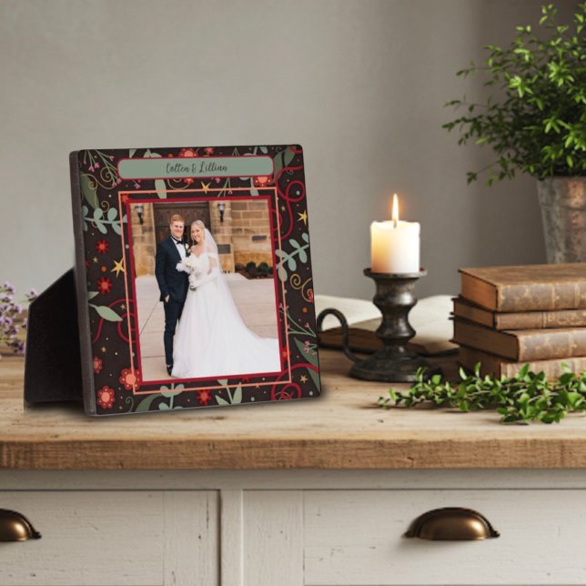 Placa Expositora Historias florales extravagantes Foto Nombres pers (Subido por el creador)