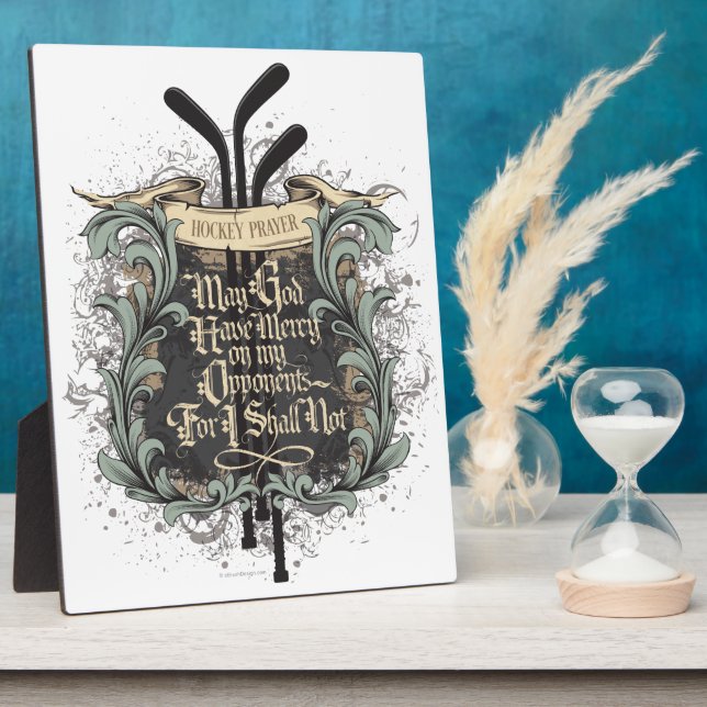 Placa Expositora Hockey Prayer (Lado)