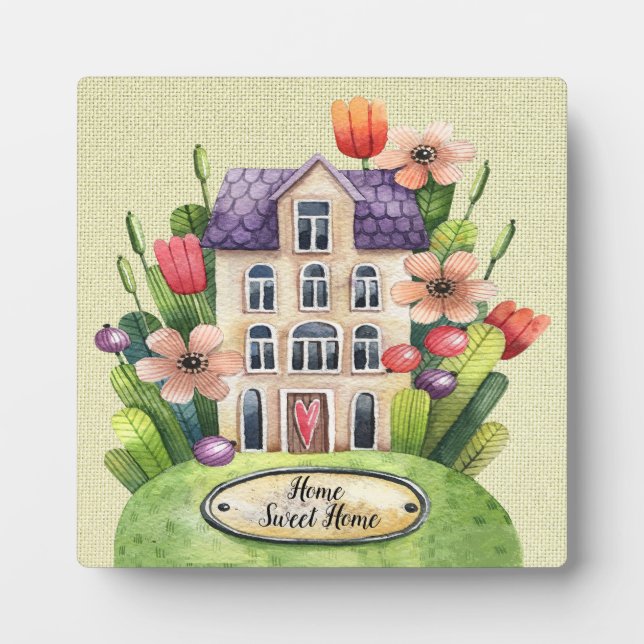 Placa Expositora Hogar Sweet Home Plaque (Frente)