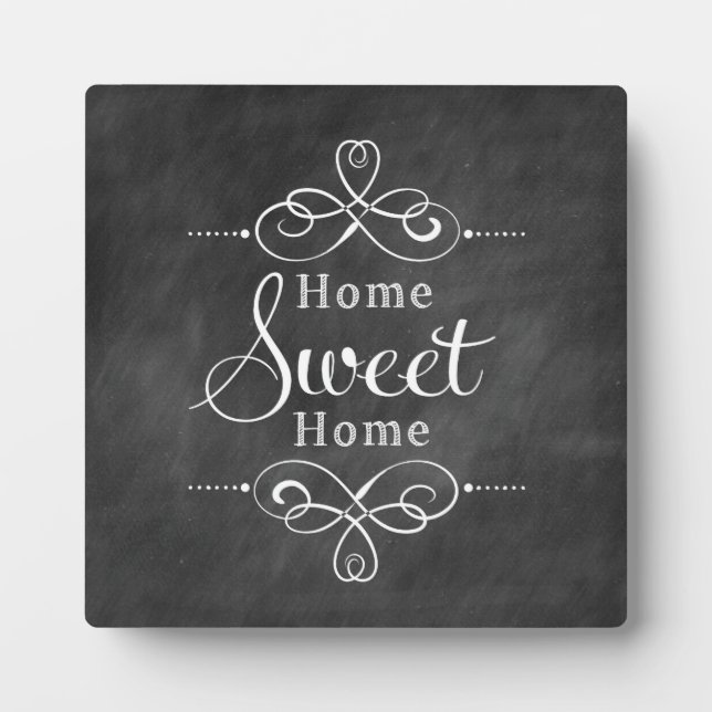 Placa Expositora Hogar Sweet Home Plaque (Frente)