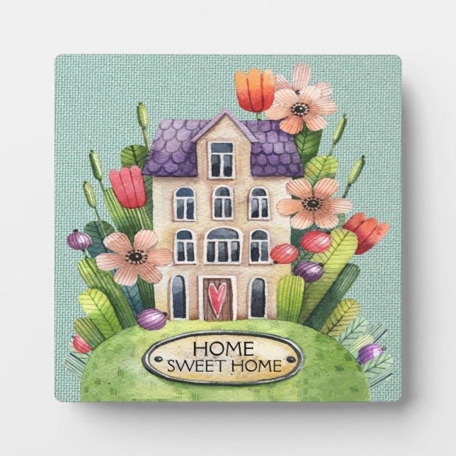 Placa Expositora Hogar Sweet Home Plaque (Frente)