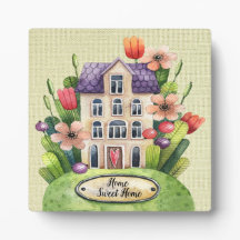 Hogar Sweet Home Plaque