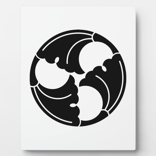 Placa Expositora Hojas de ginkgo escalonadas (Frente)