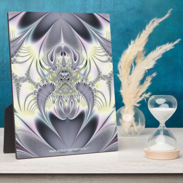 Placa Expositora Hojas moradas (Lado)