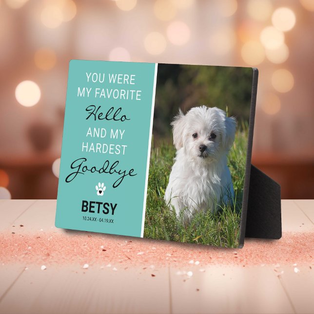 Placa Expositora Hola favorita | Verde azulado monumento conmemorat (Subido por el creador)