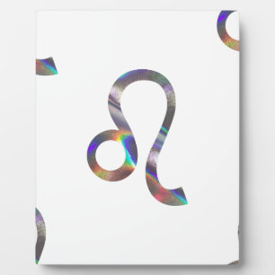 Placa Expositora holograma Leo