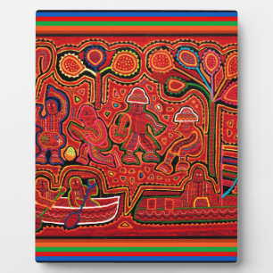 Placa Expositora Hombres de la India atuna en Cayucos