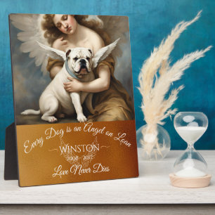 Placa Expositora Homenaje a la pérdida del Bulldog Angel Art