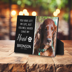 Placa Expositora Homenaje a Mascota Recuerdo de Perro
