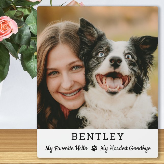 Placa Expositora Homenaje favorito de Personalizado Mascota fotográ (Subido por el creador)