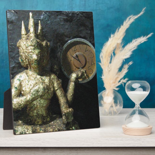 Placa Expositora Hora de Buda... Tailandia (Lado)