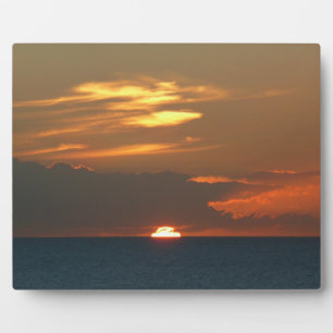 Placa Expositora Horizon Sunset Colorous Seascape Photography