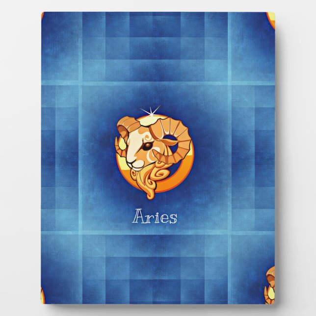 Placa Expositora horóscopo de aries (Frente)