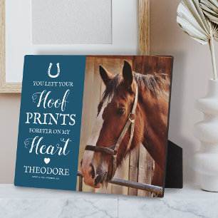 Placa Expositora Horse Memorial - Equestrian Gift