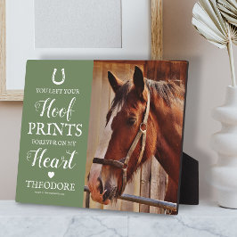 Placa Expositora Horse Memorial - Equestrian Green