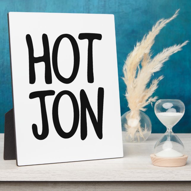 PLACA EXPOSITORA HOT JON (Lado)