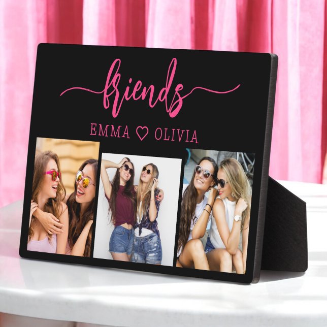Placa Expositora Hot Pink Friends 3 Photo Friendage Collage (Subido por el creador)
