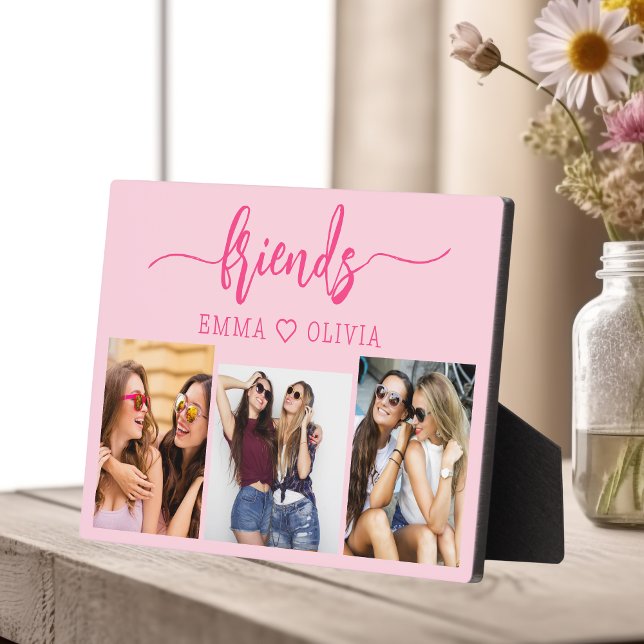 Placa Expositora Hot Pink Friends 3 Photo Friendage Collage (Subido por el creador)