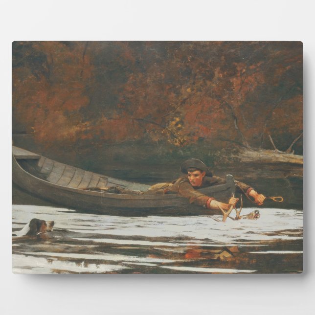 Placa Expositora Hound and Hunter, 1892 (aceite sobre lienzo) (Frente)