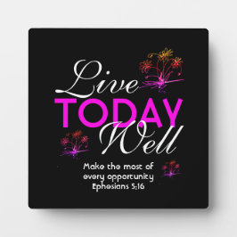 Placa Expositora HOY EN DÍA BUENO Y cristiano