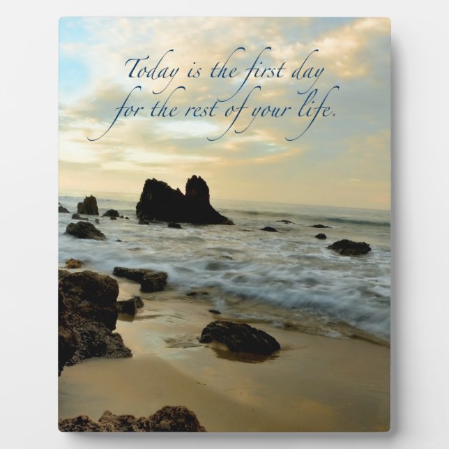 Placa Expositora Hoy es el primer día (Frente)