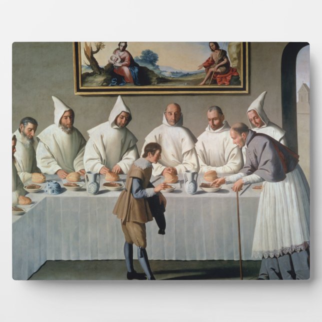 Placa Expositora Hugh de Cluny (1024-1109) en la Refectoria de (Frente)