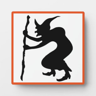 PLACA EXPOSITORA HUNCHBACK HALLOWEEN WITCH