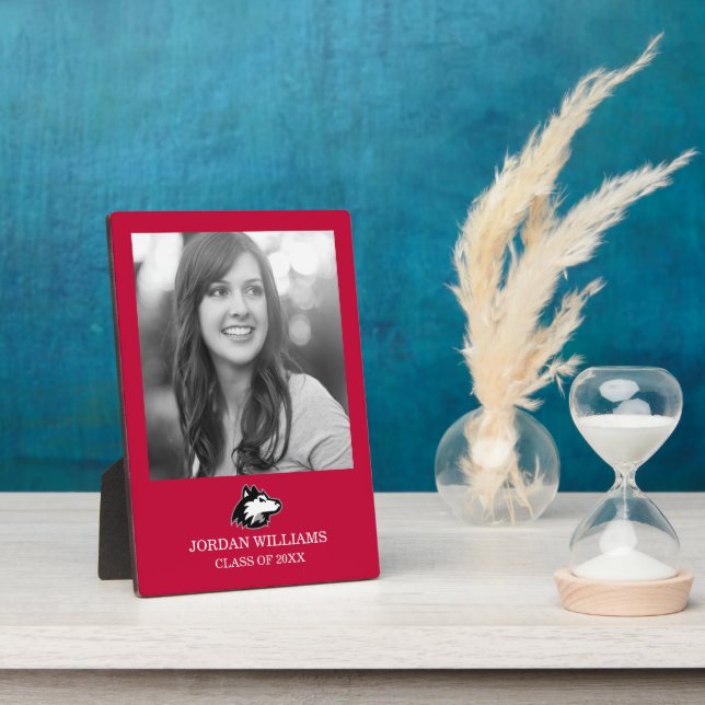 Placa Expositora Huskies del norte de Illinois (Lado)