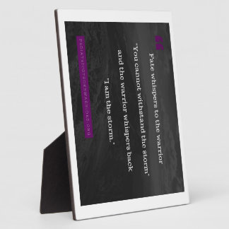 Placa Expositora I am the Storm collection