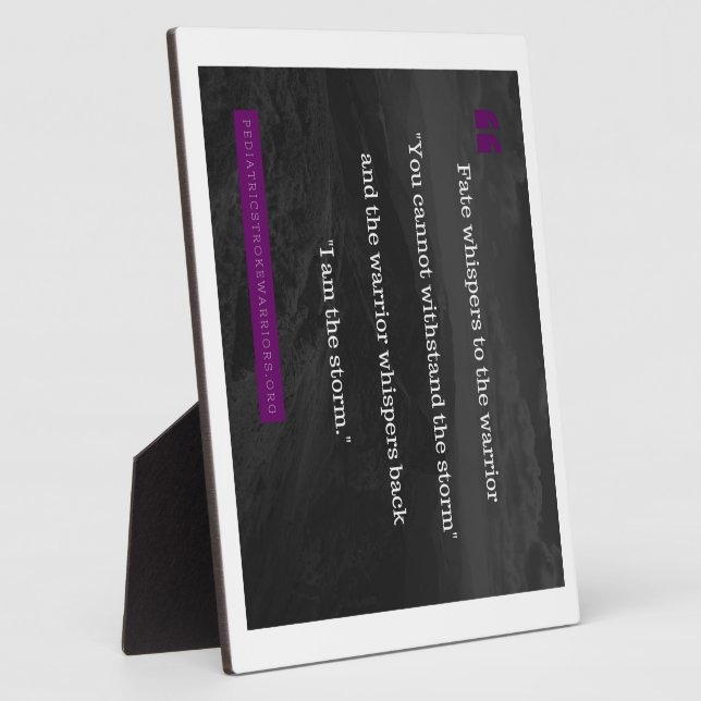 Placa Expositora I am the Storm collection (Lado)