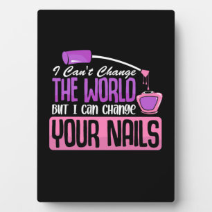 Placa Expositora I Can Change Your Nails