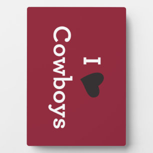 Placa Expositora I Love Cowboys
